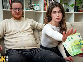 HUNT4K. I had no idea my Girlfriend was such a Slut and willing to fuck a Stranger for money