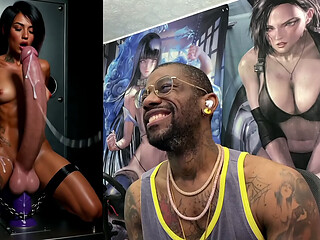 Transgender Virtua Fighter Stella Jerks Off Her Girl Cock And Cums Hard, BDSM Bound Judy Cumming While Riding A Dildo, Slut Paizuri Fucks Herself While Cumming, The Galaxy Cums For You, AI Generated