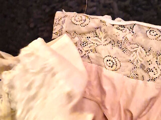 Playing with mother-in-law's panties