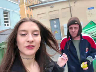 Shocking Content! She Gets Fucked by a Houseless Guy!