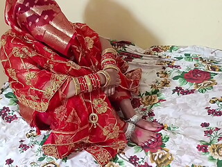 Pahli Raat Pati ke sath patni Arrange Marriage Suhagrat Indian Frist Night Homemade Newly Married Couple