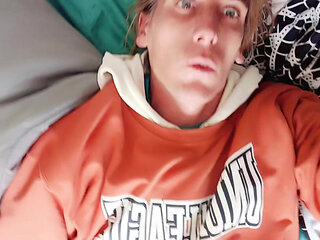 Sexy Blonde Boy in the Forest Completely Naked