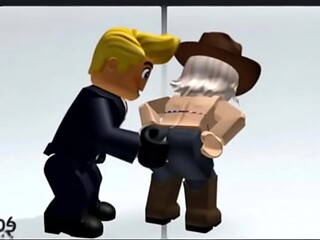 Chico Ronald Trump y Chica Cowgirl