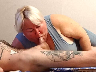 Neighbor Loves It When I Cum in Her Mouth with Hot Cum