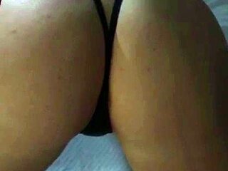 Spreading amateur ass wide POV