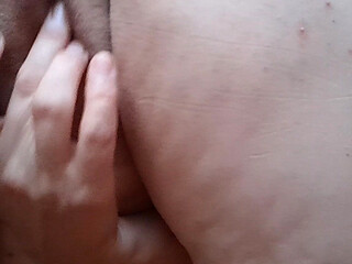 Close-up of a Mature, Plump Pussy Being Masturbated to a Quick Orgasm