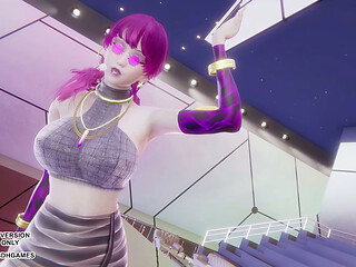 [MMD] MAMAMOO - Starry Night Evelynn Sexy Kpop Dance League of Legends Hentai Uncensored 4K 60FPS