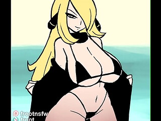Cynthia'_s reward (Pokemon hentai)