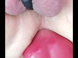 3 mega dicken But Plugs dehnen das Loch von Kalle