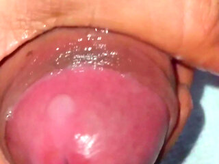 Big Cock Busts Early - Juicy Cumshot Replay and Slow Jerk in Boxers