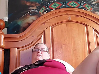 Masturbating with Dildo