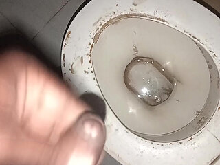 Bhabi ko dekhte hi mene toilet me Jake muth mare