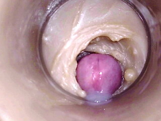 Camera in Vagina, Cervix POV, &quot_Creampie&quot_ASMR 4k