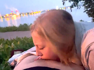 Gave a Blowjob to a Guy on the Embankment