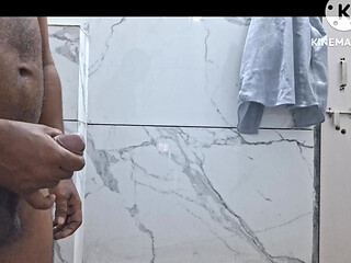 Desi Indian boy use his long and cum