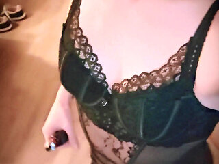 Body & Garter Belt: This View Will Drop You to Your Knees - Mistress Julia