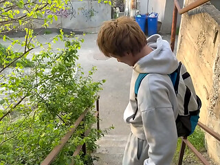 Straight Guy Gets Paid By Stranger On The Street And Takes His First Cock