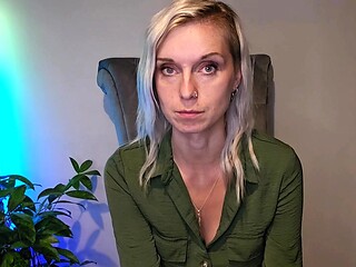 Busty blonde mature solo masturbation for webcam