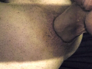 Huge dildo in my tight ass