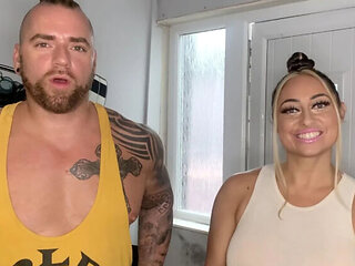 Hot Fitness Trainer Threesome with Big Tits and Big Ass - CataliaValentineXXX