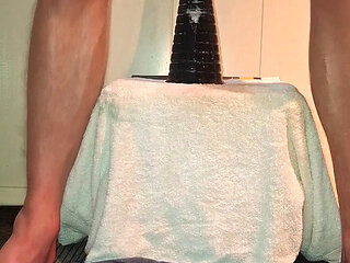 Solo gay NoFace Twink X - Extreme anal play