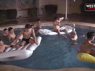 Eros and Martin Plan Their Wild Pool Sex Party Latin Boy Toys