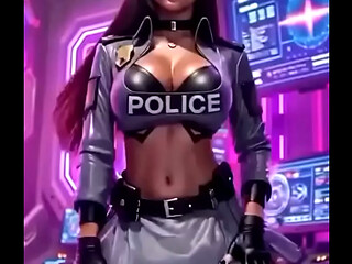 police officer dance (Ai animation)