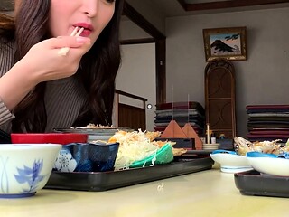 Japanese teen blowjob with creamy mustache