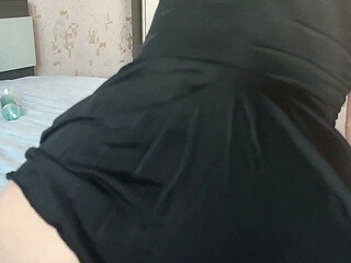 I Ride the Dildo on Top and Had an Orgasm. the Cream Flows Down
