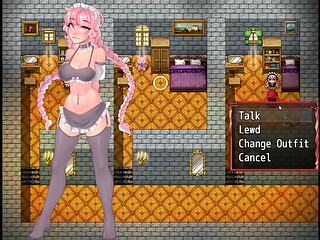 Harem In Another World [ HAREM Hentai Game ] Ep.14 redhead MILF block him with her GIANT TITS !