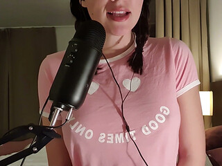Innocent german Schoolgirl masturbating for you (ASMR JOI)