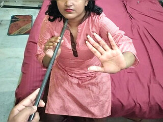 Angry Stepdad Punishes Naughty Stepdaughter Shraddha Pandey for Breaking His Phone - Rough Anal & Cum Swallowing