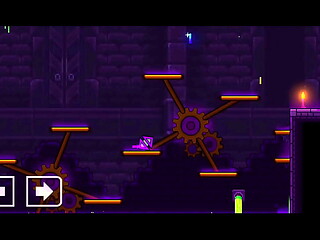 Completing the first tower level in Geometry dash (NNN 4/30)