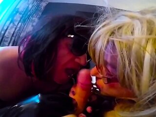 Big Daddies and Crossdressers Blowjob Party
