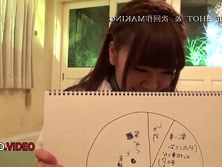 As Chisa Hoshino drops to her knees in front of the camera, she reveals