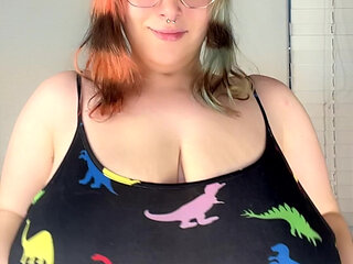 Big Titty MILF Jumps Around