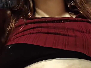 Nicole's Bedtime Snack Stripping, Teasing & Showing off My Big Soft Belly