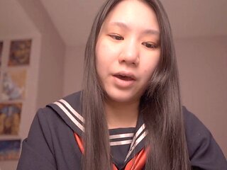 Cute Asian student Alize Zaide creates ASMR while sharing Isaiah 30-34 as a sister in Christ