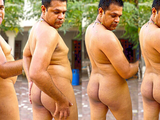 Sexy Fat Desi Nude Boy Outdoor Feeling So Horny and Naughty Showing Big ASS