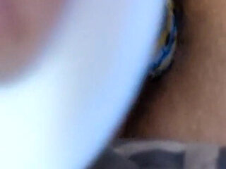 Up Close Colorful Dildo Ass Play