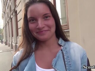 Entice Slender Anita B To Anal Screw At Fake Model Casting