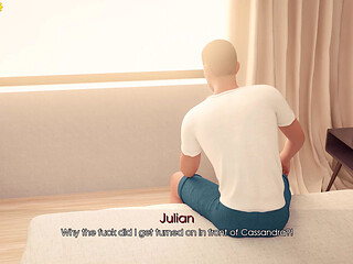 My Pleasure 46 - Julian Gives Shoulder Massage to Cassandra and Nude Shower of Barbara and Lori