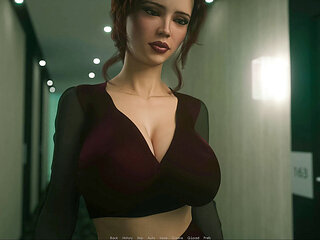 POV action with big titty babes in a PC game adventure