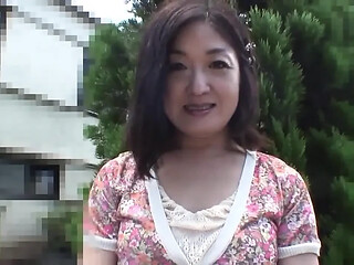 Hairy Japanese MILF loves getting fucked hard