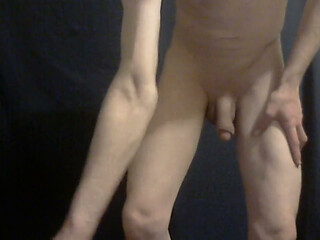 Transgirl Posing for Nude Self-photo Artwork
