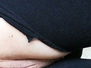 Raven Fingering Ass and Pussy While Watching a Porn Video