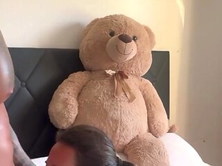 Sweet Cream takes a fat cock in her mouth
