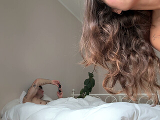 Starting my day with cuddling and riding