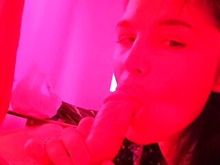 Stepdaughter Sucks My Dick at Night