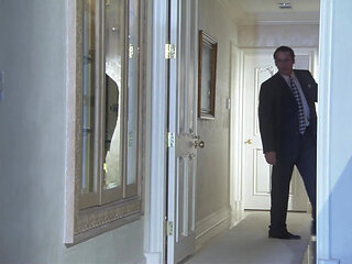 Longhaired lover fuck his wife in his own house